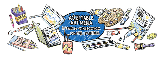 Art Contest Acceptable Media